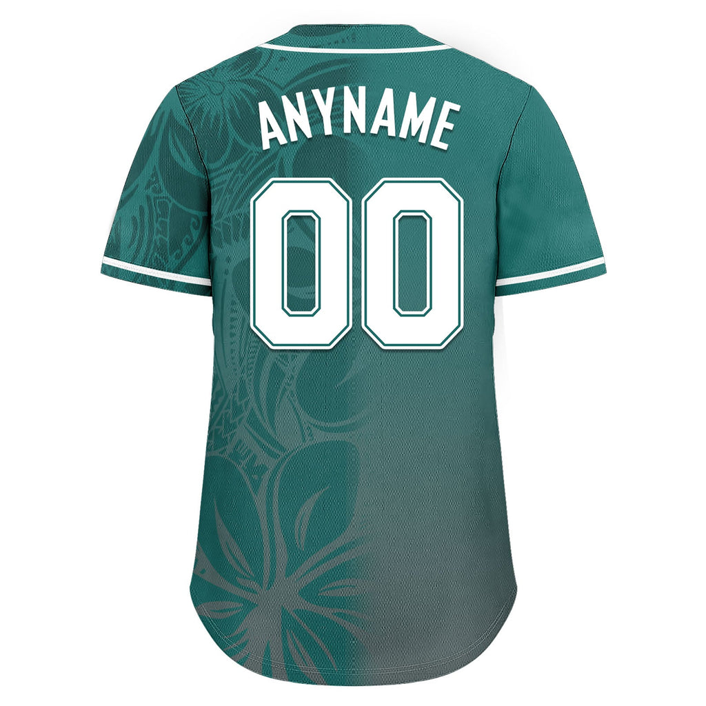 Custom Teal Classic Style Personalized Authentic Baseball Jersey BSBJ01-D020160-10