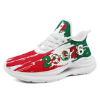 Custom 2026 World Cup Mexico Sneakers DIY Country Flag Running Shoes Lightweight Sport Shoes Gift for Football Fans Personalized Team Name and Logo FN079-F023046-1