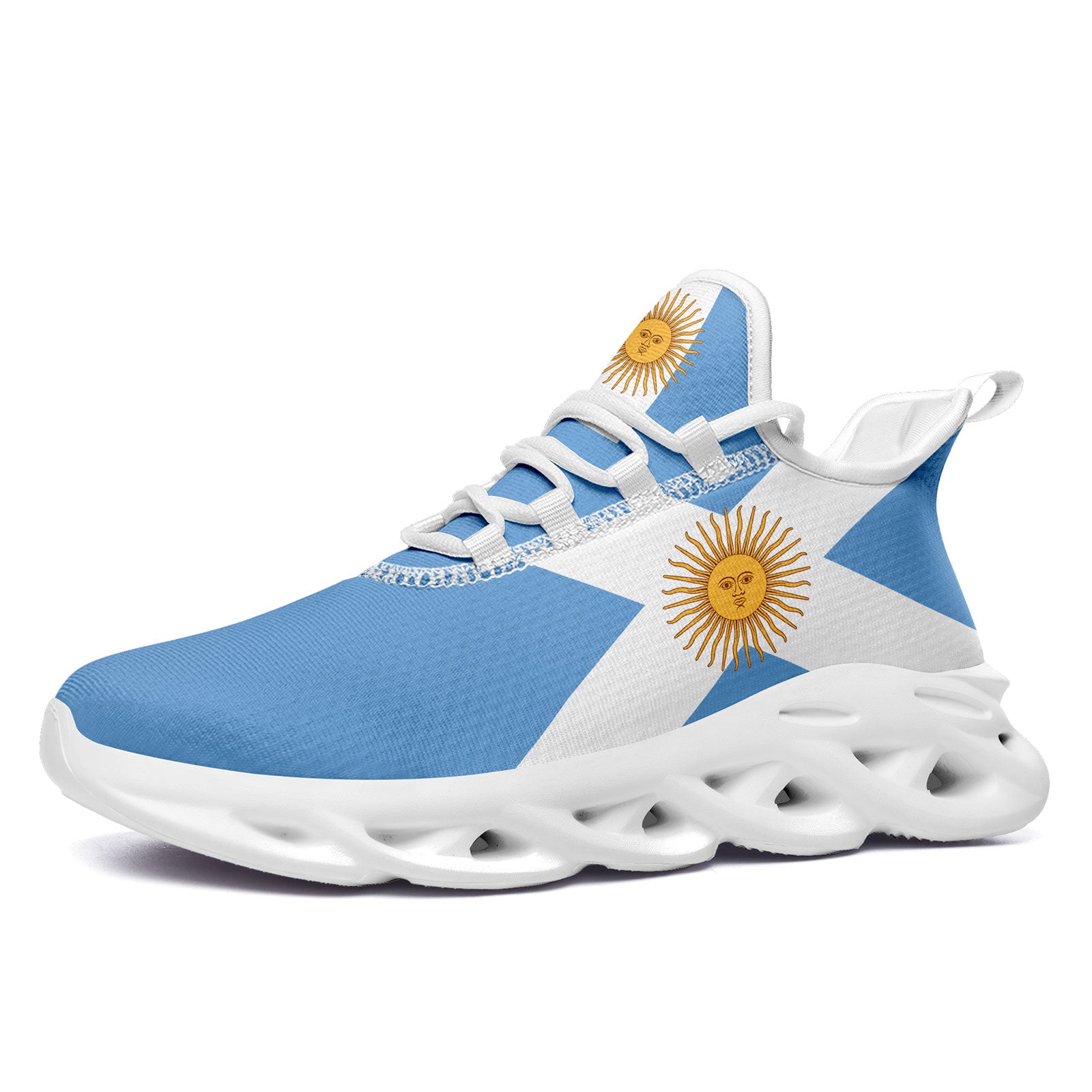 Custom 2026 World Cup Argentina Sneakers DIY Country Flag Running Shoes Lightweight Sport Shoes Gift for Football Fans Personalized Team Name and Logo FN027-F027044-3