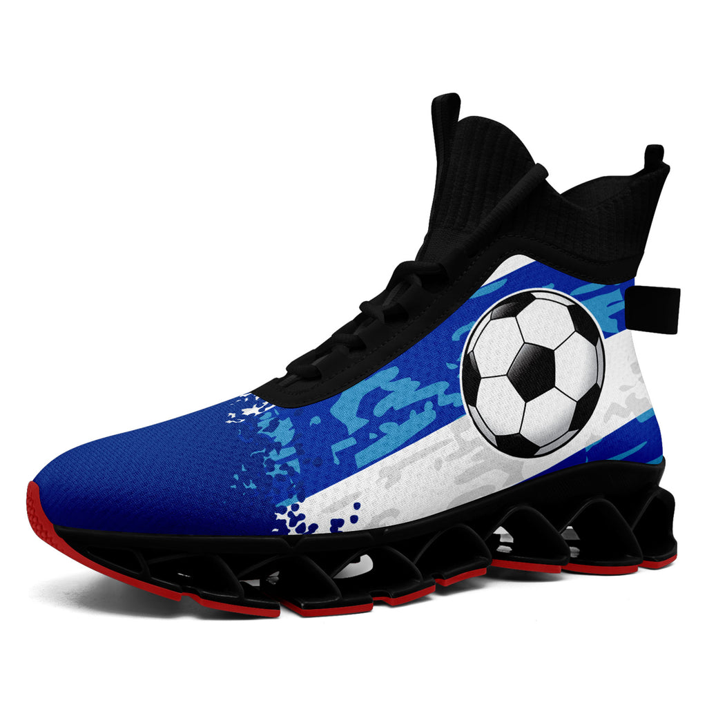 Custom Uruguay 2026 World Cup Sneakers DIY Country Flag Running Shoes Lightweight Sport Shoes Gift for Football Fans Personalized Team Name and Logo FN029XD-F009111-2