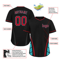 Custom Arizona Personalized Authentic Baseball Jersey BSBJ01-E06042-1Q