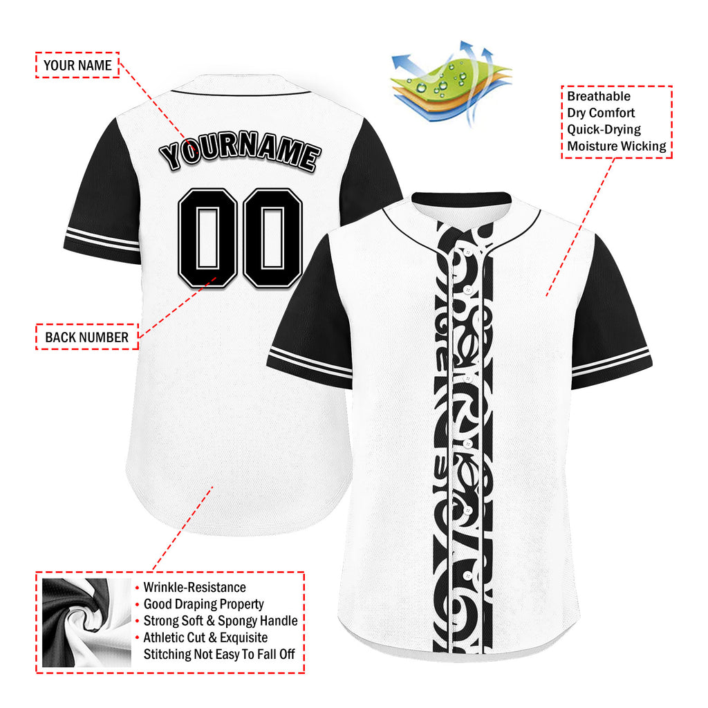 Custom Personalized Authentic Baseball Jersey BSBJ01-E025047-3