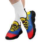 Custom Ecuador 2026 World Cup Sneakers DIY Country Flag Running Shoes Lightweight Sport Shoes Gift for Football Fans Personalized Team Name and Logo FN003-F009077-5