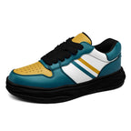 Custom Green Yellow Jacksonville Shoes Personalized Sneaker FN032-D020389-16