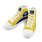 Custom Curaçao 2026 World Cup Sneakers DIY Country Flag Running Shoes Lightweight Sport Shoes Gift for Football Fans Personalized Team Name and Logo FN024-F009098-1