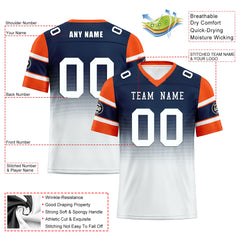 Custom White Blue Denver Football Jersey and Hat Combo Offer Personalized Combo ZH-D020326-10