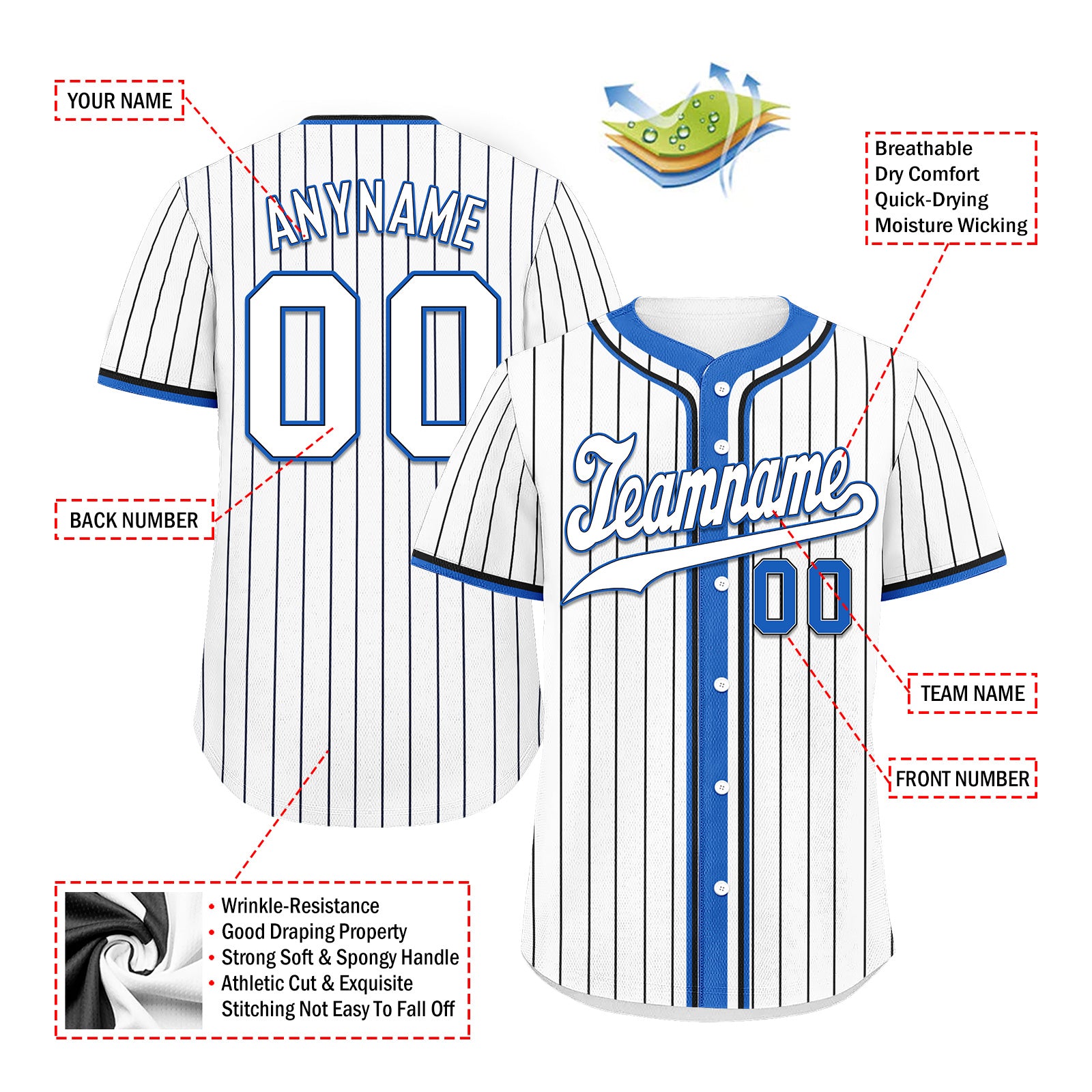 Custom Vintage Personalized Authentic Baseball Jersey BSBJ01-E025021-6