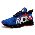 Custom South Korea 2026 World Cup Sneakers DIY Country Flag Running Shoes Lightweight Sport Shoes Gift for Football Fans Personalized Team Name and Logo FN003XD-F009063-3