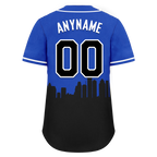 Custom Blue Black City Edition Personalized Authentic Baseball Jersey BSBJ01-D017127
