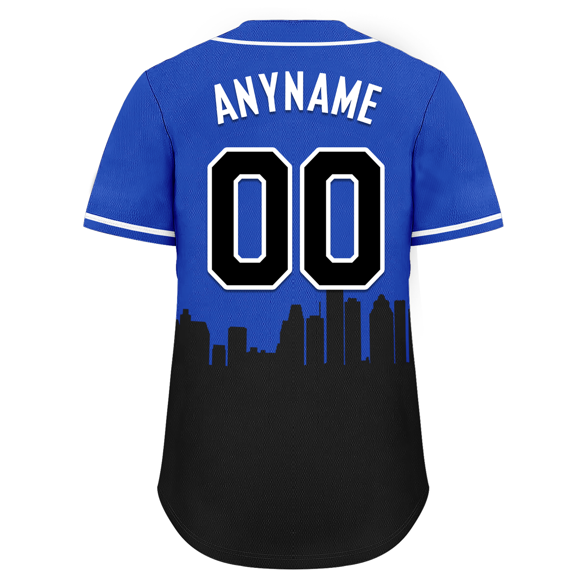 Custom Blue Black City Edition Personalized Authentic Baseball Jersey BSBJ01-D017127