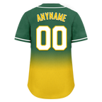 Custom Green Yellow Fade Fashion Personalized Authentic Baseball Jersey BSBJ01-D0a70ca