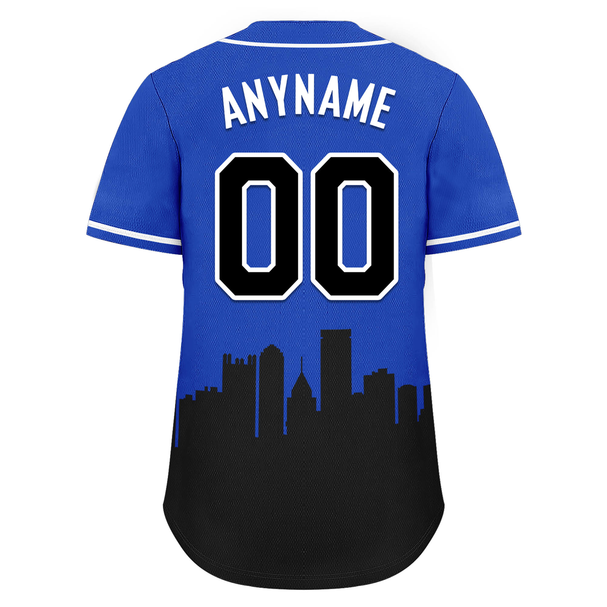 Custom Blue Black City Edition Personalized Authentic Baseball Jersey BSBJ01-D017138