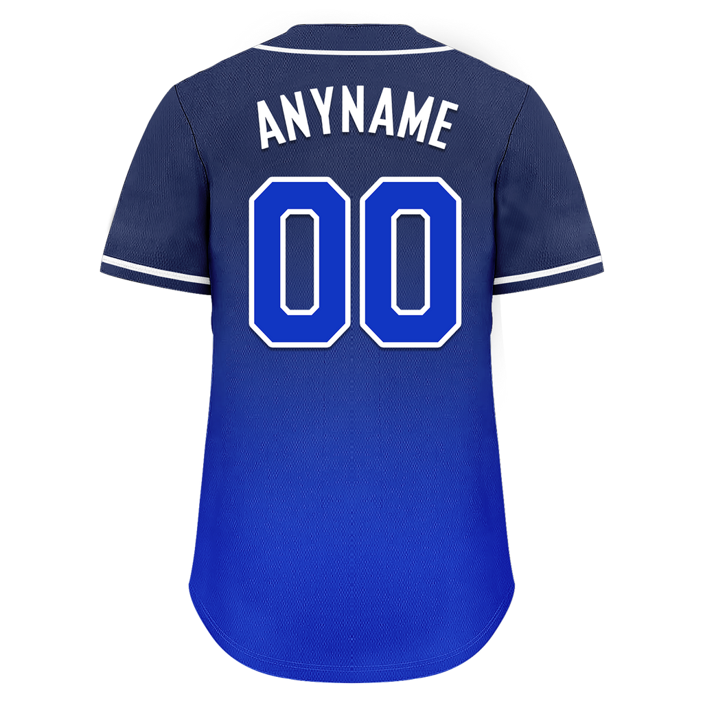 Custom Blue Fade Fashion Personalized Authentic Baseball Jersey BSBJ01-D0a70ed