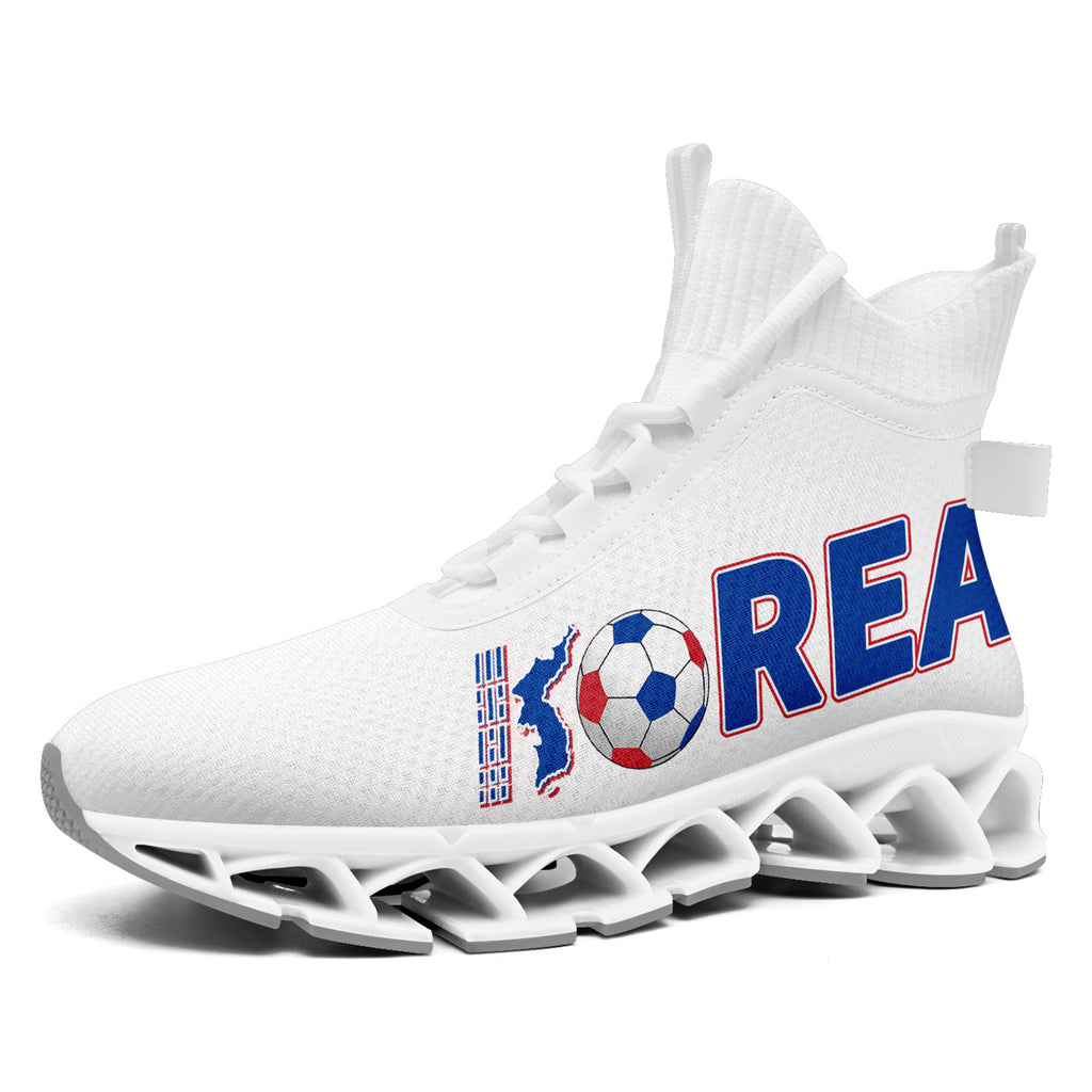 Custom South Korea 2026 World Cup Sneakers DIY Country Flag Running Shoes Lightweight Sport Shoes Gift for Football Fans Personalized Team Name and Logo FN029XD-F009084-3