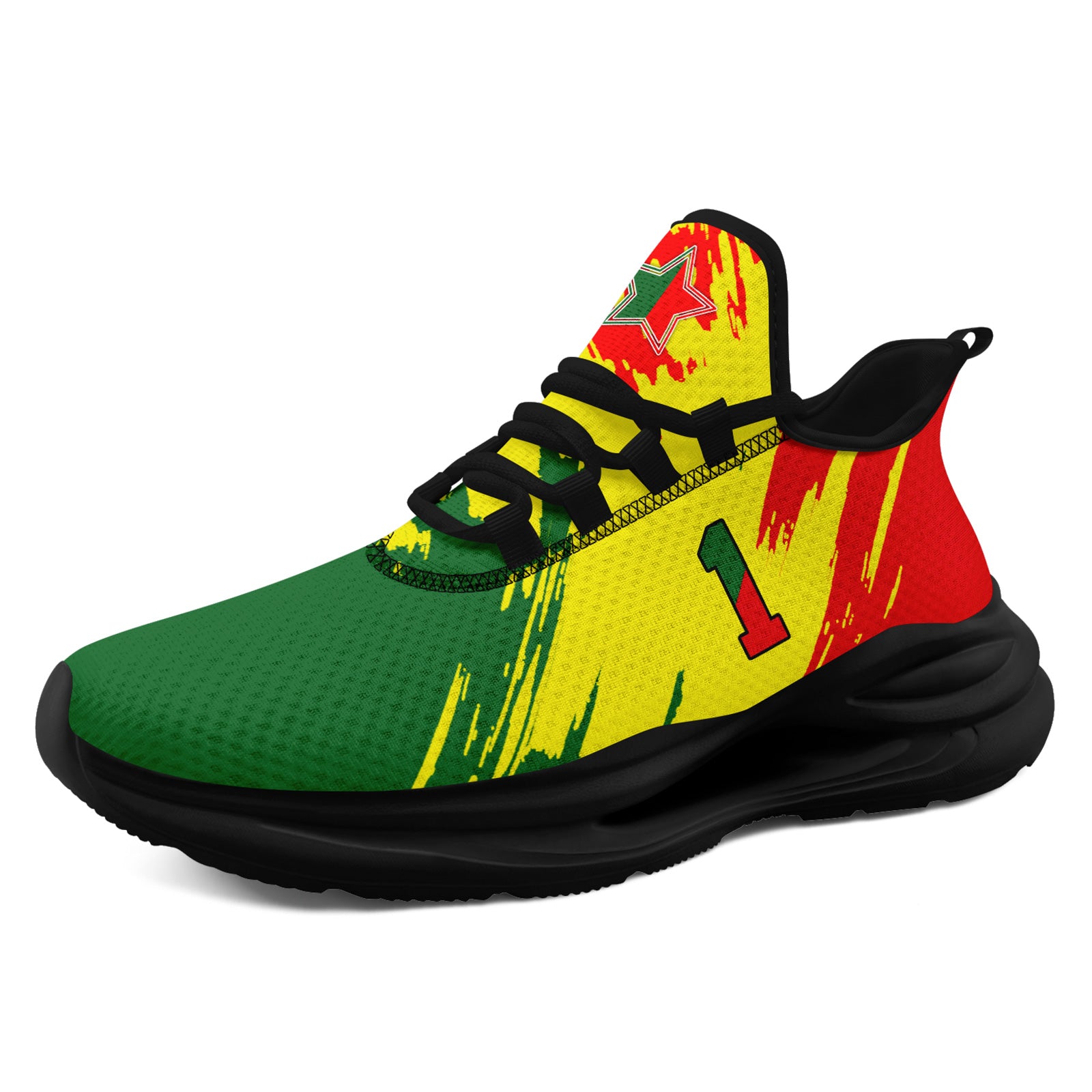 Custom 2026 World Cup Portugal Sneakers DIY Country Flag Running Shoes Lightweight Sport Shoes Gift for Football Fans Personalized Team Name and Logo FN079-F023086-9