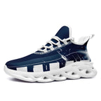 Custom Blue White Dallas MaxSoul Shoes and Hat Combo Offer Personalized Combo ZH-D020264-9