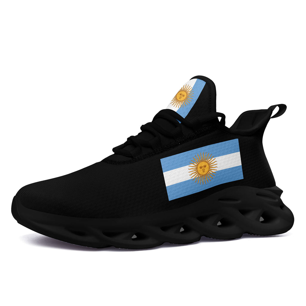 Custom 2026 World Cup Argentina Sneakers DIY Country Flag Running Shoes Lightweight Sport Shoes Gift for Football Fans Personalized Team Name and Logo FN027-F027044-4