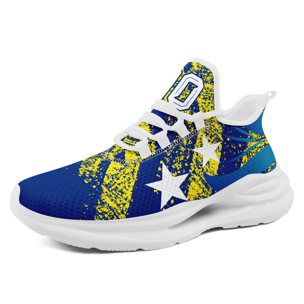 Custom Curaçao 2026 World Cup Sneakers DIY Country Flag Running Shoes Lightweight Sport Shoes Gift for Football Fans Personalized Team Name and Logo FN079-F009087-4