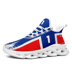 Custom 2026 World Cup Norway Sneakers DIY Country Flag Running Shoes Lightweight Sport Shoes Gift for Football Fans Personalized Team Name and Logo FN003-F027078-1
