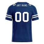 Custom Blue Classic Style Personalized Authentic Football Jersey FBJ02-bd0a70bf