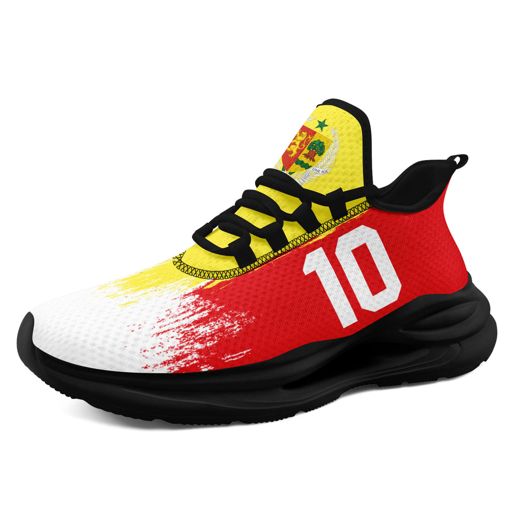 Custom Senegal 2026 World Cup Sneakers DIY Country Flag Running Shoes Lightweight Sport Shoes Gift for Football Fans Personalized Team Name and Logo FN079-F009079-2