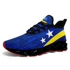 Custom Curaçao 2026 World Cup Sneakers DIY Country Flag Running Shoes Lightweight Sport Shoes Gift for Football Fans Personalized Team Name and Logo FN003XD-F009091-2