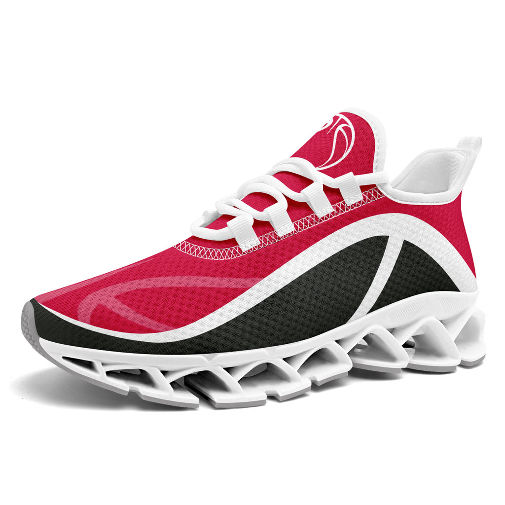 Custom Red Gray Maxsoul Shoes Personalized Sneaker FN003XD-D020391-10