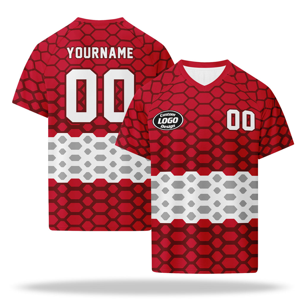 Custom 2026 World Cup Austria High Quality Soccer Stadium Version Jersey Sneakers Sports Shoes and Hat Combo Offer Personalized Team Name and Logo ZH-F027104-6