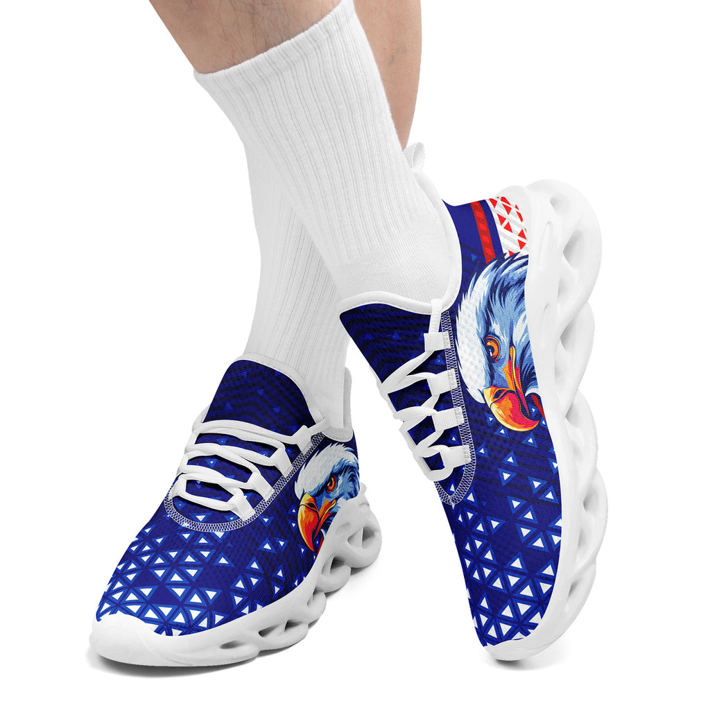 Custom United States 2026 World Cup Sneakers DIY Country Flag Running Shoes Lightweight Sport Shoes Gift for Football Fans Personalized Team Name and Logo FN003-F018032-2