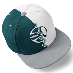 Custom White Green Pennsylvania Hat Sport Design Cap Stitched Adjustable Personalized PR067B-D028017-12