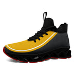 Custom Yellow Dark Gray Maxsoul Shoes Personalized Sneaker FN030XD-D020388-1