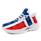 Custom 2026 World Cup Norway Sneakers DIY Country Flag Running Shoes Lightweight Sport Shoes Gift for Football Fans Personalized Team Name and Logo FN079-F027070-1