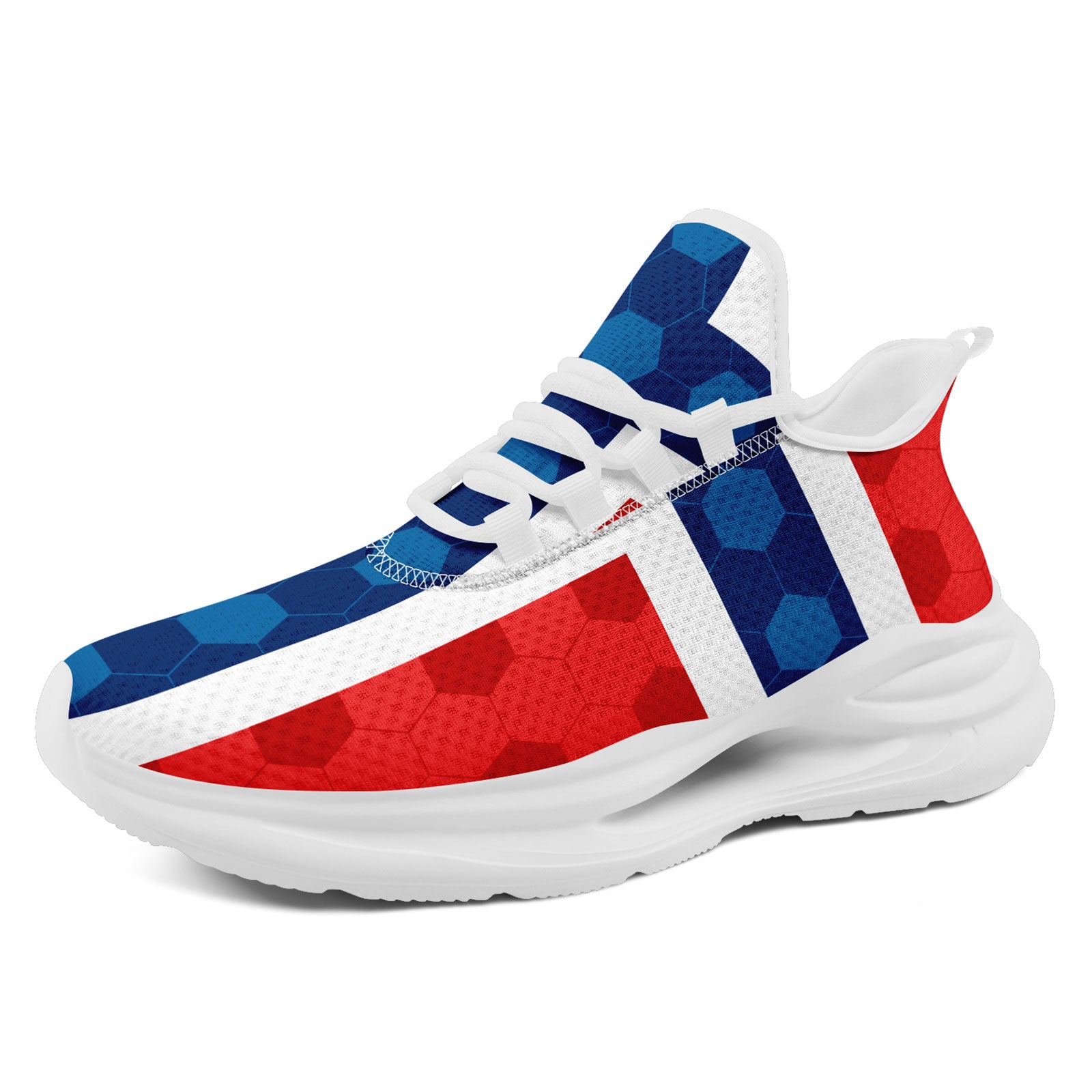Custom 2026 World Cup Norway Sneakers DIY Country Flag Running Shoes Lightweight Sport Shoes Gift for Football Fans Personalized Team Name and Logo FN079-F027070-1
