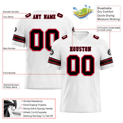 Custom White Houston Personalized Authentic Football Jersey FBJ02-D020256-27