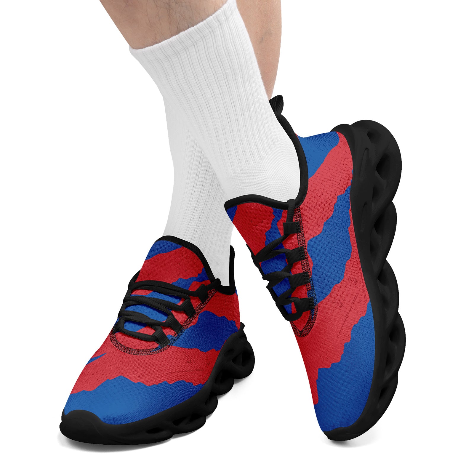Custom South Korea 2026 World Cup Sneakers DIY Country Flag Running Shoes Lightweight Sport Shoes Gift for Football Fans Personalized Team Name and Logo FN003-F009130-1