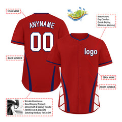 Custom Washington D.C. Personalized Authentic Baseball Jersey BSBJ01-E06042-30Q