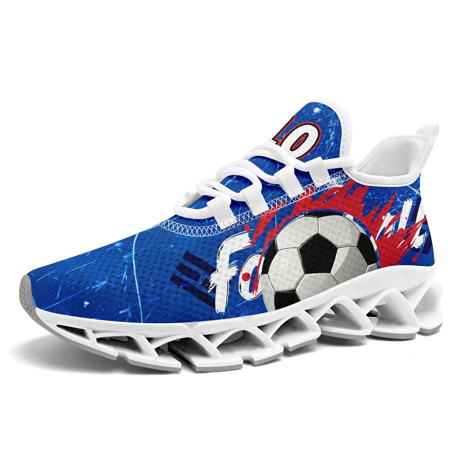 Custom South Korea 2026 World Cup Sneakers DIY Country Flag Running Shoes Lightweight Sport Shoes Gift for Football Fans Personalized Team Name and Logo FN003XD-F009063-3
