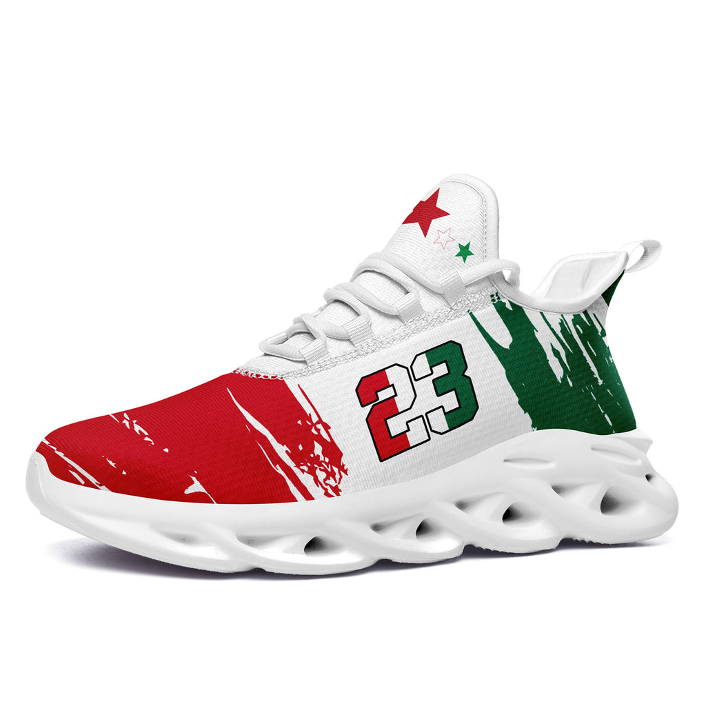 Custom 2026 World Cup Mexico Sneakers DIY Country Flag Running Shoes Lightweight Sport Shoes Gift for Football Fans Personalized Team Name and Logo FN003-F023078-10