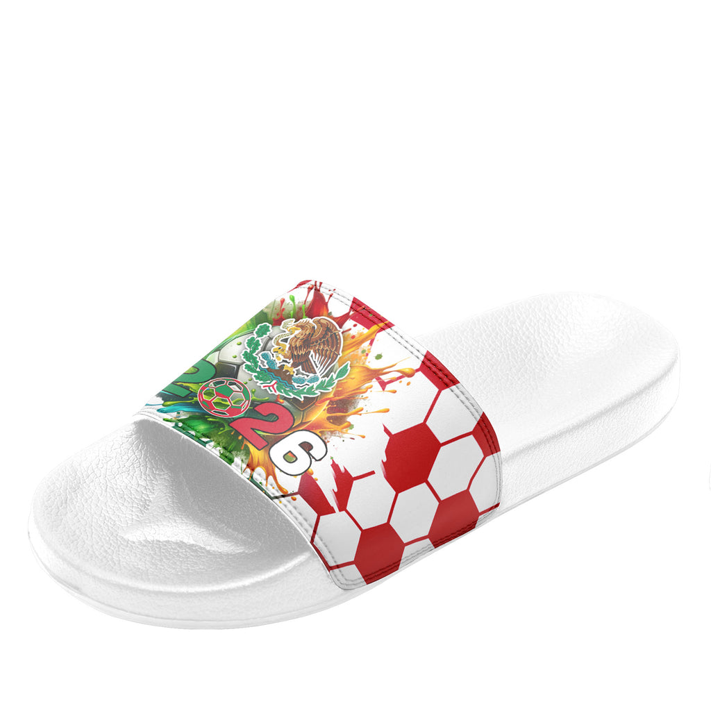 Custom 2026 World Cup Mexico Sneakers DIY Country Flag Running Shoes Lightweight Sport Shoes Gift for Football Fans Personalized Team Name and Logo FN056-F023074-4