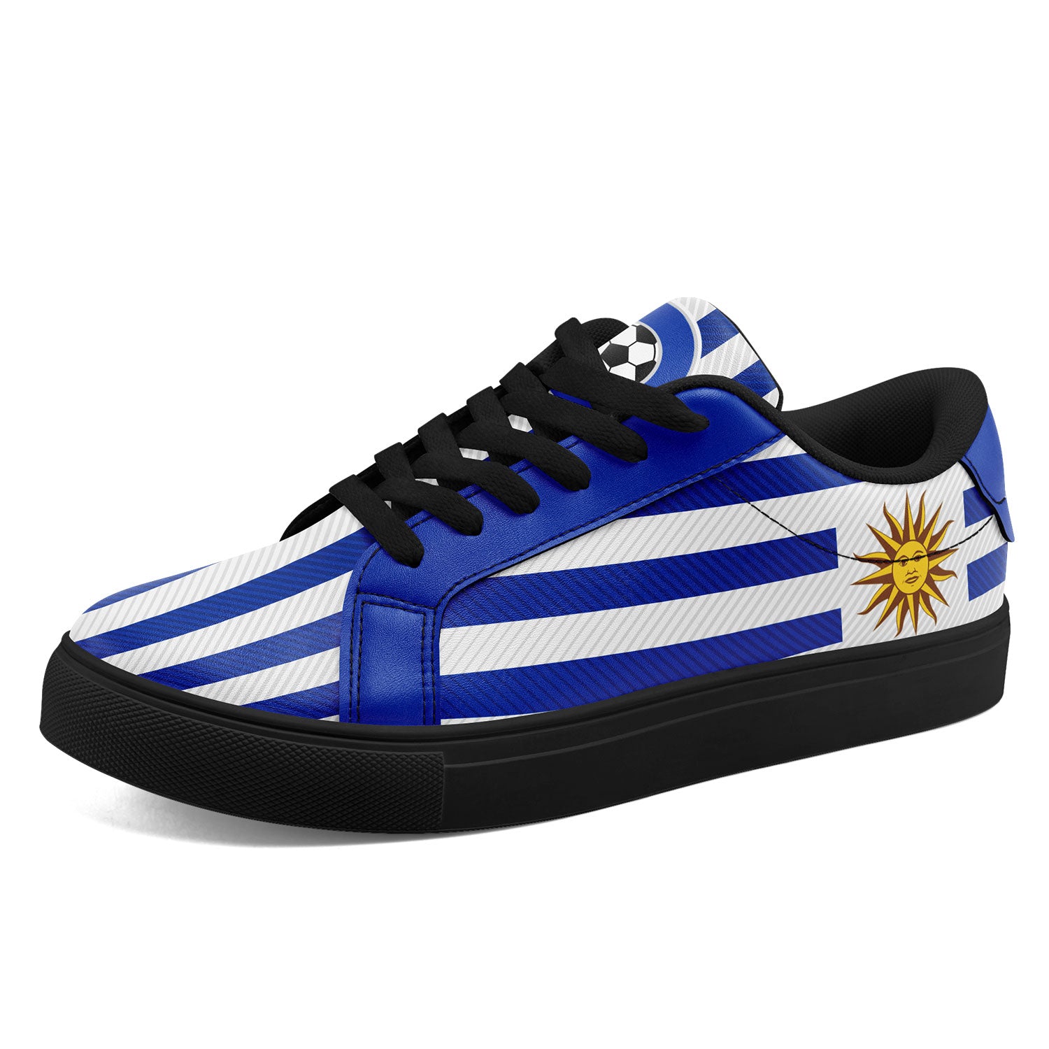 Custom Uruguay 2026 World Cup Sneakers DIY Country Flag Running Shoes Lightweight Sport Shoes Gift for Football Fans Personalized Team Name and Logo FN023-F009096-4