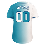 Custom White Blue Gradient Fashion Personalized Authentic Baseball Jersey BSBJ01-D0a7ab0
