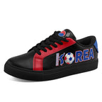 Custom South Korea 2026 World Cup Sneakers DIY Country Flag Running Shoes Lightweight Sport Shoes Gift for Football Fans Personalized Team Name and Logo FN023-F009080-5