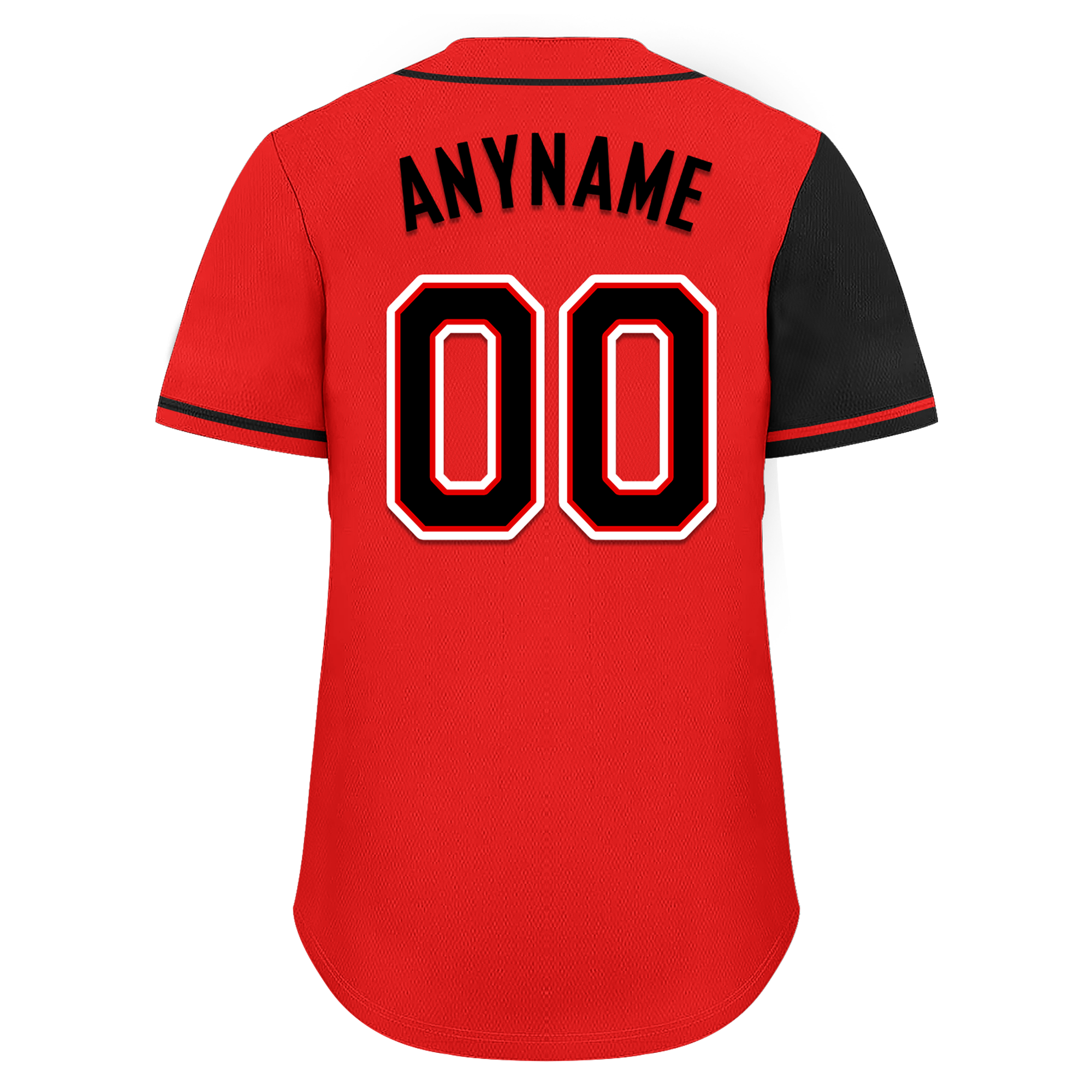Custom Black Red Skull Fashion Personalized Authentic Baseball Jersey BSBJ01-D017159