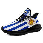 Custom Uruguay 2026 World Cup Sneakers DIY Country Flag Running Shoes Lightweight Sport Shoes Gift for Football Fans Personalized Team Name and Logo FN079-F009082-4