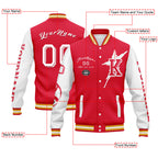 Custom Red White Black Kansas City Jacket and Sports Shoes Combo Offer Personalized Combo ZH-D020294-18