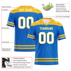 Custom Los Angeles Personalized Authentic Football Jersey FBJ02-E0607-14