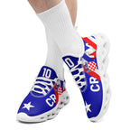 Custom Croatia 2026 World Cup Sneakers DIY Country Flag Running Shoes Lightweight Sport Shoes Gift for Football Fans Personalized Team Name and Logo FN003-F009104-3