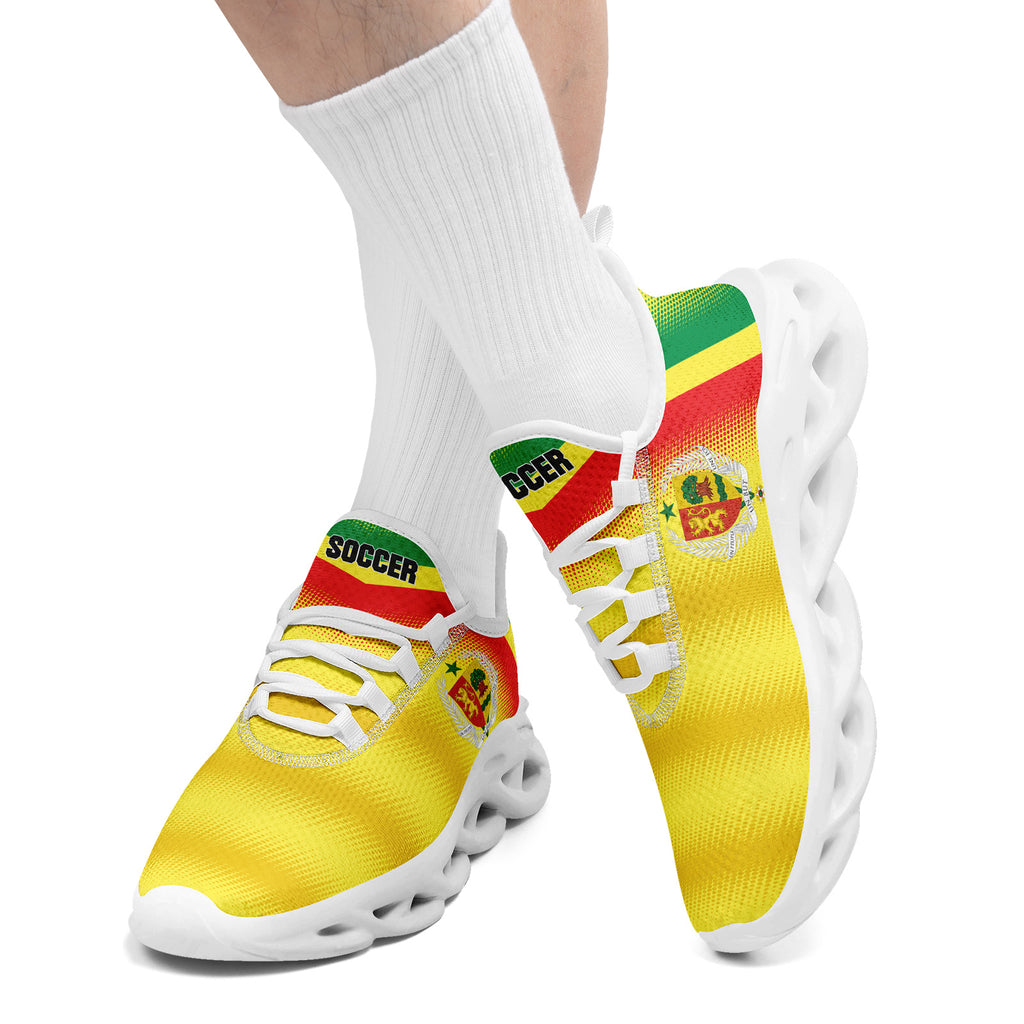 Custom Senegal 2026 World Cup Sneakers DIY Country Flag Running Shoes Lightweight Sport Shoes Gift for Football Fans Personalized Team Name and Logo FN003-F009094-5