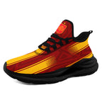 Custom Spain 2026 World Cup Sneakers DIY Country Flag Running Shoes Lightweight Sport Shoes Gift for Football Fans Personalized Team Name and Logo FN079-F020028-2