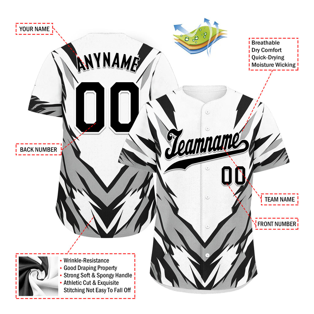 Custom Personalized Authentic Baseball Jersey BSBJ01-E027012